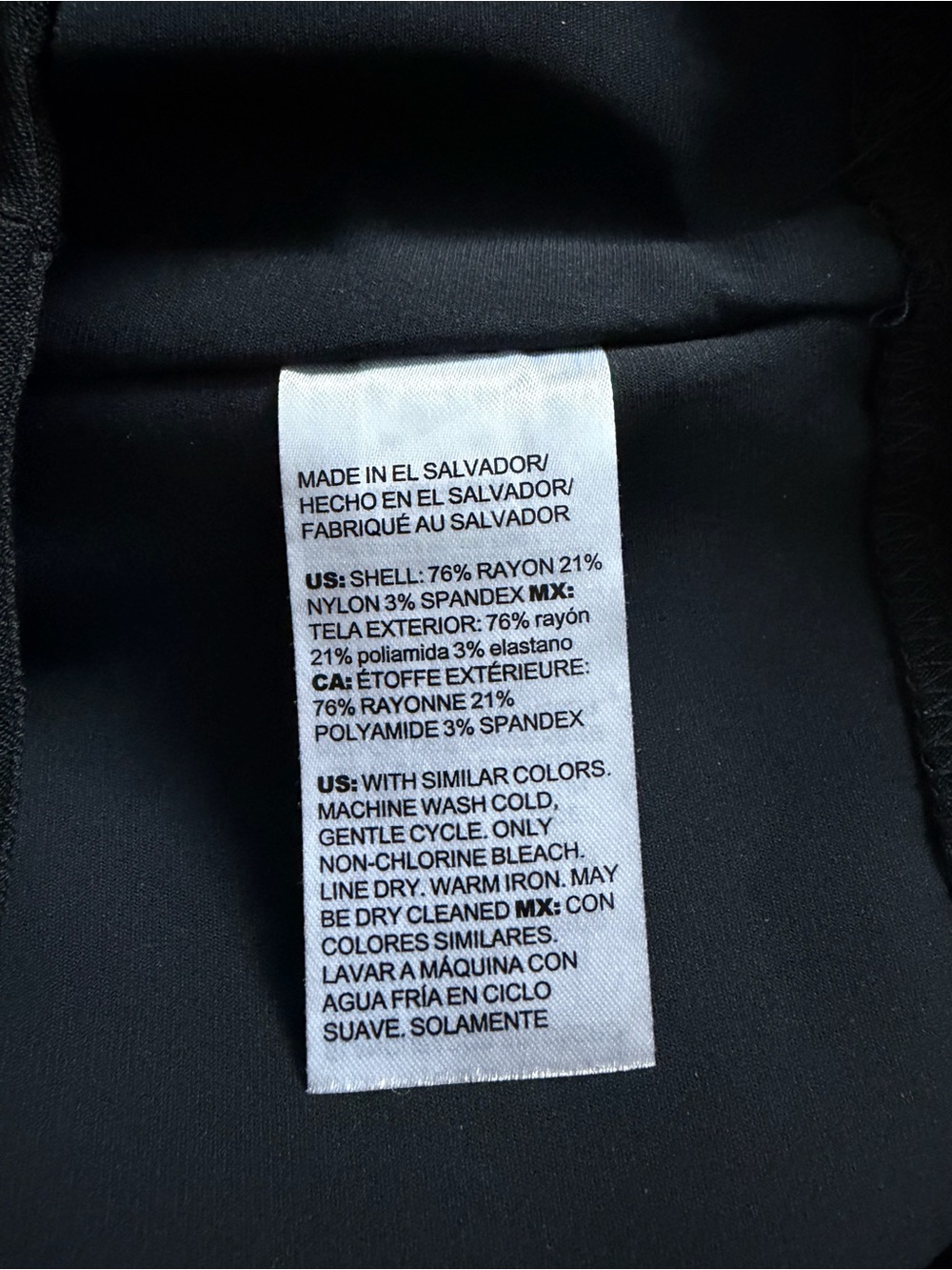 Chico's Black Straight-Leg Trousers - Picture 6 of 6